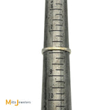 18K White Gold 1.76ctw Diamond Filigree Swirl Full Finger Cocktail Ring Size 8