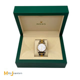 Rolex Datejust 36 White Dial 18K/SS Oyster Bracelet Watch 126203 2021