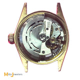 Vintage ROLEX Ladies 25mm 18K Yellow Gold 11ctw Diamond President Watch