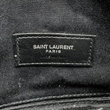 Yves Saint Laurent Monogram Small Zip-Top Quilted Leather Bill Pouch in Neon Pink