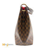 Louis Vuitton Graceful MM Damier Ebene Coated Canvas Shoulder Bag Tote N44045 2020
