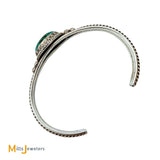 Nakai Navajo Oval Turquoise Sterling Silver 925 Cuff Bracelet