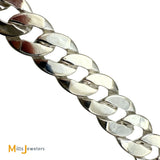 Sterling Silver 925 Curb Link Chain Bracelet Size 8.25