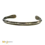 Kee Nataani Navajo Sterling Silver 925 Cuff Bracelet
