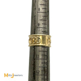 Retired James Avery 14K Yellow Gold Trinity Cross Band Ring Size 9.5