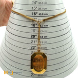 Antique 14K Yellow Gold Photo Keepsake Locket Necklace 16"