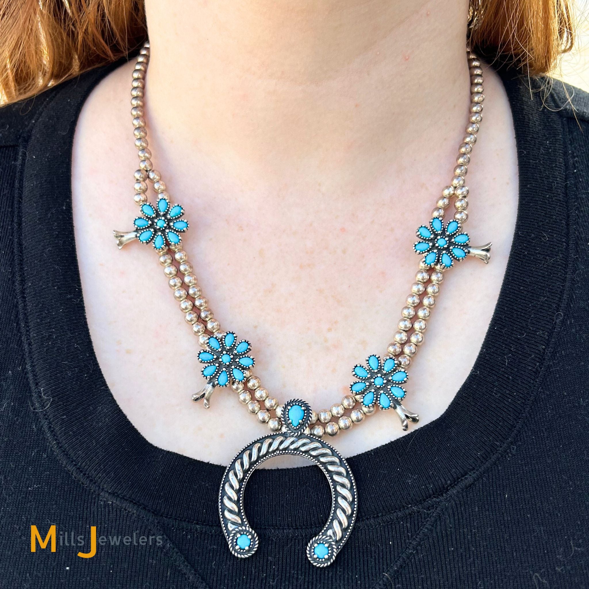 Carolyn pollack squash discount blossom necklace