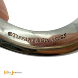 Tiffany & Co. 1837 Concave Band Ring Sterling Silver 925 Size 9.75