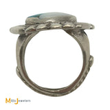 Sterling Silver 925 Turquoise & Opal Ring Size 7.75