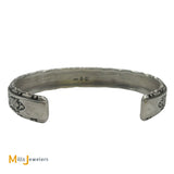 Sterling Silver 925 Roadrunner Animal Motif Cuff Bracelet