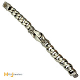 SCOTT KAY 18K Yellow Gold 925 Sterling Silver Heavy Link Bracelet