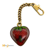 Gucci GG Ophidia Small Shoulder Bag With Strawberry Bag Charm