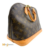 Vintage Louis Vuitton Alma MM Monogram Canvas Satchel Handbag 1996 M40878
