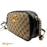 Gucci GG Marmont Matelasse Monogram Canvas Small Crossbody Bag