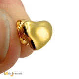 Tiffany & Co. 18k Yellow Gold Elsa Peretti Full Heart Post Earrings