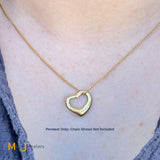 Tiffany & Co. Elsa Peretti 18K Yellow Gold Open Heart Pendant