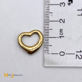 Tiffany & Co. Elsa Peretti 18K Yellow Gold Open Heart Pendant