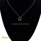 Tiffany & Co. Elsa Peretti 18K Yellow Gold Open Heart Pendant