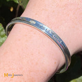 Tiffany & Co. 1837 Sterling Silver 925 Bangle Bracelet