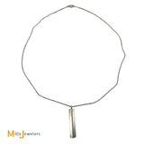 Tiffany & Co. Sterling Silver 925 1837 Bar Necklace 18"