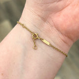 Tiffany & Co. 18K Yellow Gold 1837 Interlocking Circles Chain Bracelet
