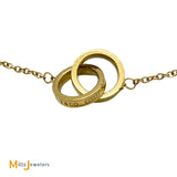 Tiffany & Co. 18K Yellow Gold 1837 Interlocking Circles Chain Bracelet