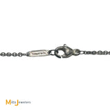 Tiffany & Co. Sterling Silver 925 1837 Bar Necklace 18"
