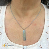 Tiffany & Co. Sterling Silver 925 1837 Bar Necklace 18"