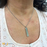 Tiffany & Co. Sterling Silver 925 1837 Bar Necklace 18"