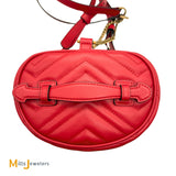 Gucci GG Marmont Mini Vanity Red Leather Backpack