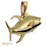 14K Yellow Gold Tuna Fish Pendant