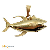 14K Yellow Gold Tuna Fish Pendant
