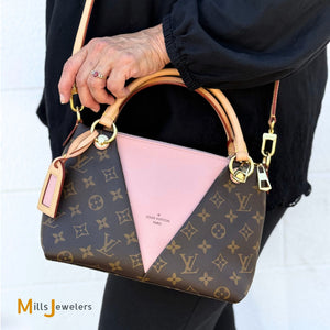 Louis Vuitton Monogram V Tote Rose Poudre BB Crossbody Handbag M43967
