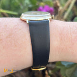 Vintage Lecoultre 32mm 14K Yellow Gold Watch
