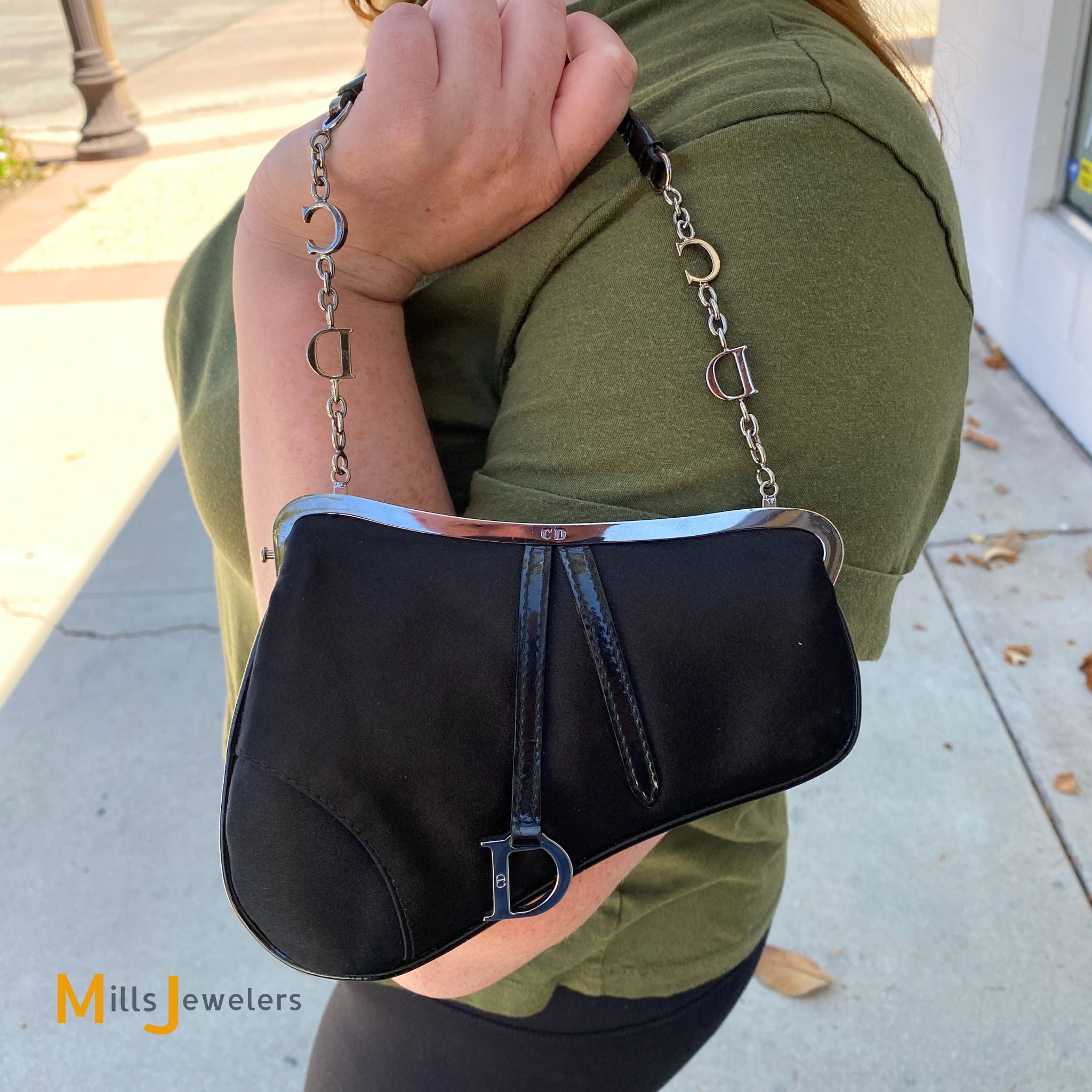 Dior small saddle clutch Clearance