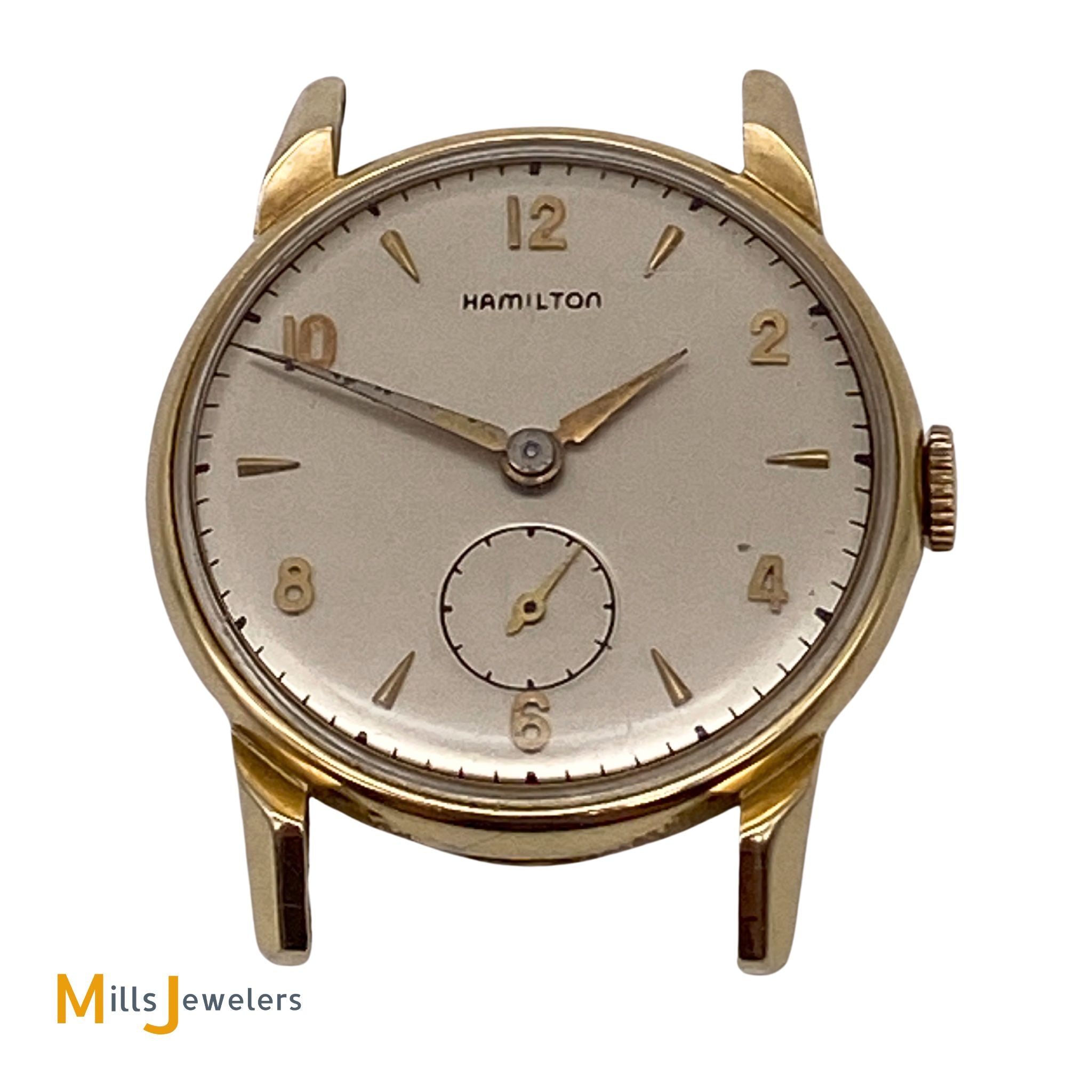 Vintage Hamilton 14K Yellow Gold Men