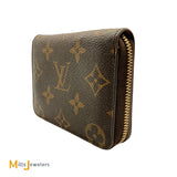 Louis Vuitton Monogram Zippy Coin Purse Wallet in Brown 2017 M60067