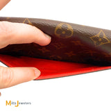 Louis Vuitton Sarah Monogram Wallet in Coquelicot Red M62236