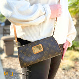 Louis Vuitton Sophie Monogram Canvas Pochette Shoulder Bag 2006 M40158