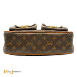 Louis Vuitton Hudson GM Monogram Canvas Crossbody Satchel Bag 2006