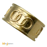 Retired James Avery 14K Yellow Gold Trinity Cross Band Ring Size 9.5