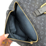 Louis Vuitton Vintage Montsouris GM Monogram Denim Navy Blue Backpack 2003