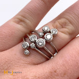 modern diamond ring size 6.75