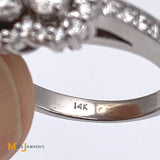 14k hallmark on heart-shaped diamond ring