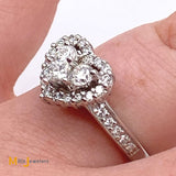 heart-shape diamond ring