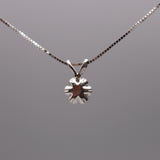 Estate .33cts Diamond 14K White Gold Solitaire Pendant