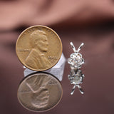 Estate .33cts Diamond 14K White Gold Solitaire Pendant