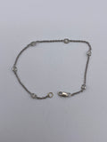 Blue Nile 18K White Gold 1.02ctw Asscher-Cut Diamond Bracelet