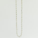 Round Akoya 14K White Gold Pearl Strand 18”