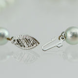 Round Akoya 14K White Gold Pearl Strand 18”